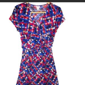 Motherhood Maternity Faux Wrap Dress Size Small